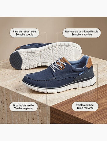 OZABI Basket homme confort semelle souple style bateau