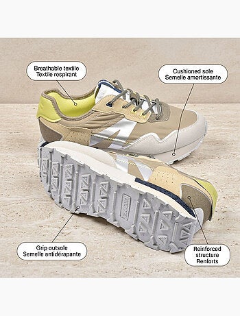 OZABI Basket homme mode running retro confortable