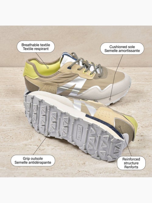 OZABI Basket homme mode running retro confortable - Kiabi
