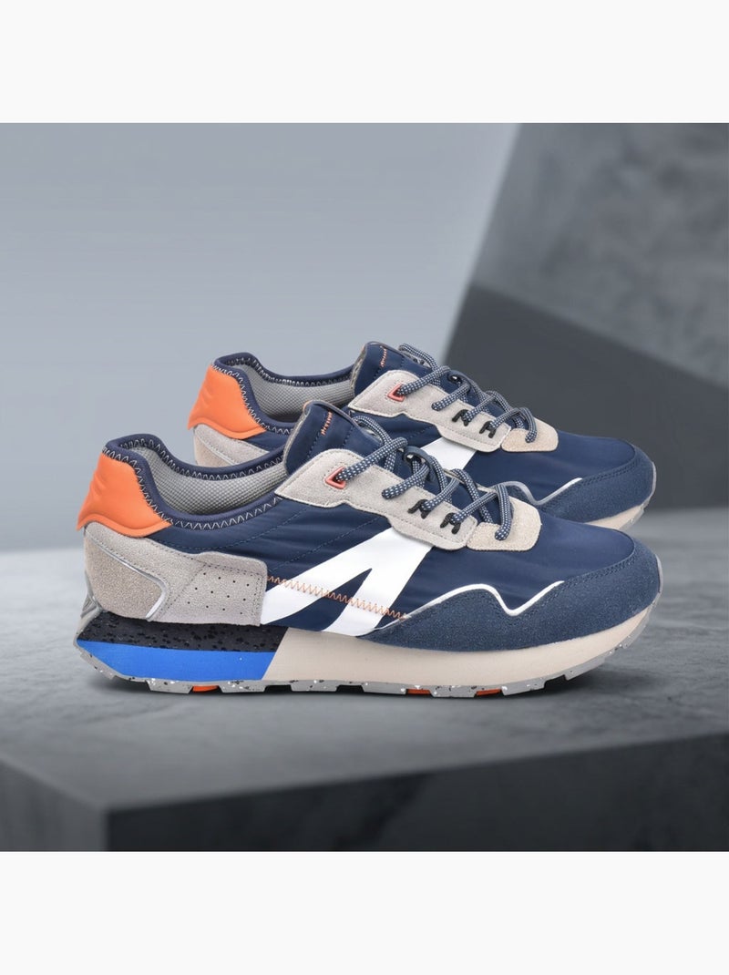 OZABI Basket homme mode running retro confortable Bleu - Kiabi