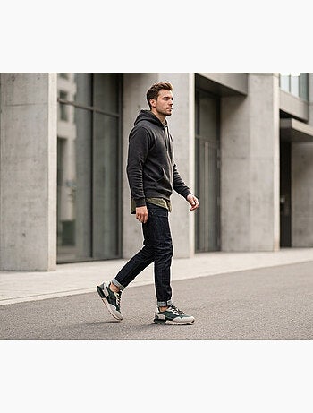 OZABI Basket homme mode running retro confortable