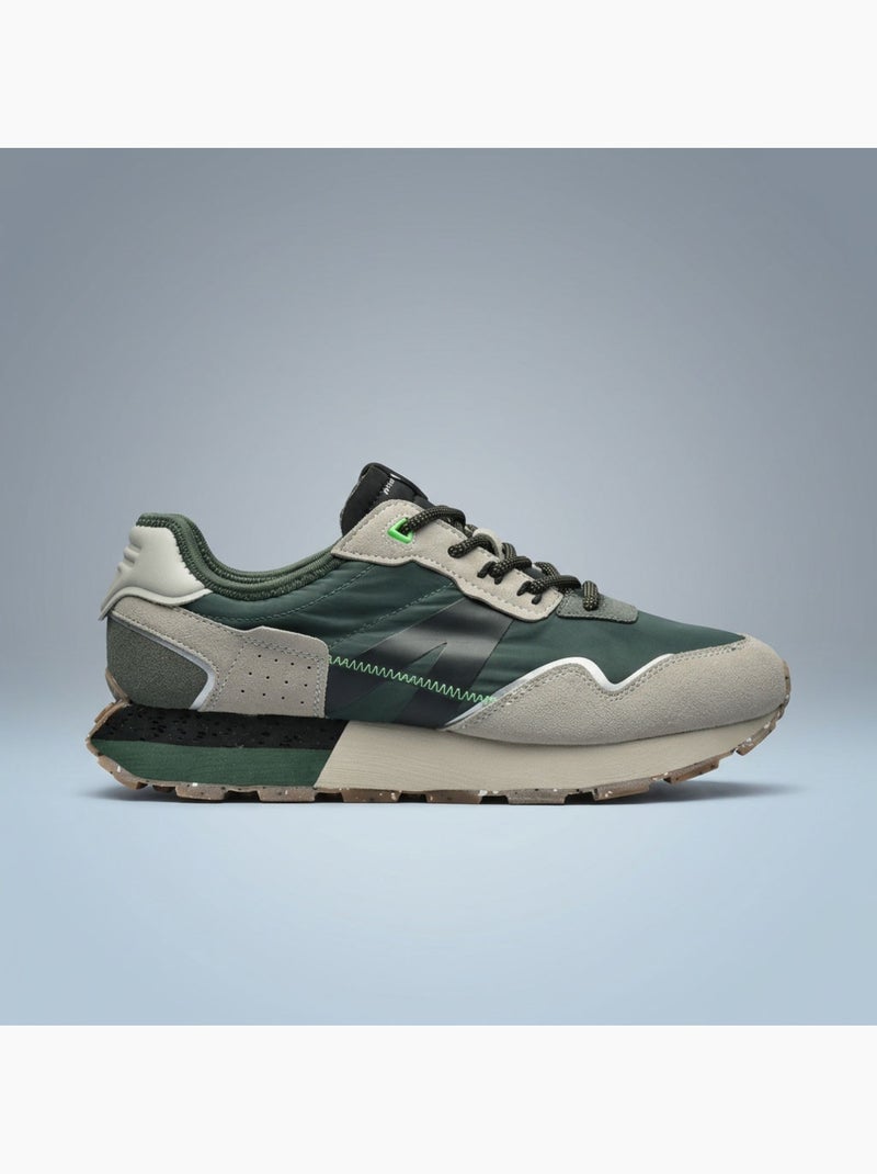 OZABI Basket homme mode running retro confortable Vert - Kiabi