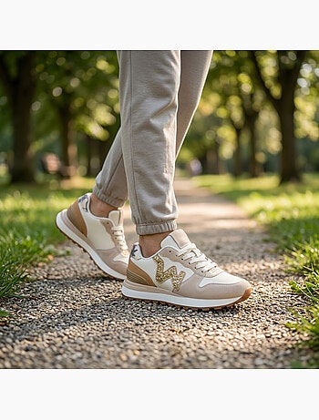 OZABI Baskets Runner Femme Mesh Logo W 4 Coloris