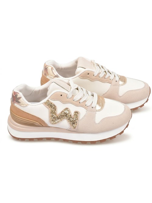 OZABI Baskets Runner Femme Mesh Logo W 4 Coloris - Kiabi OZABI Baskets Runner Femme Mesh Logo W 4 Coloris - Kiabi