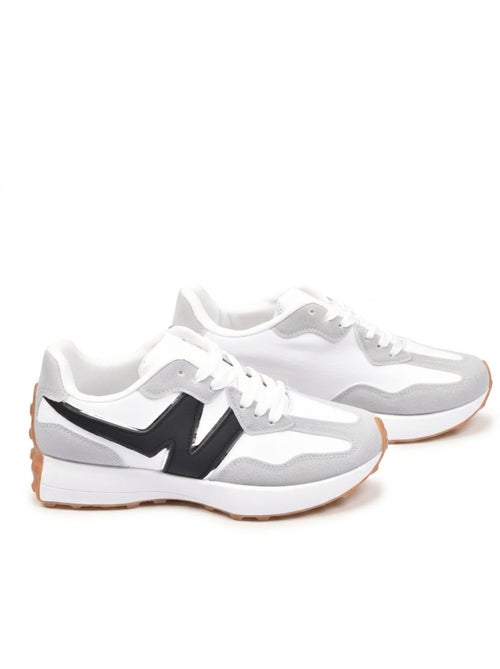 OZABI Baskets Runner Femme Mesh Logo W 4 Coloris - Kiabi OZABI Baskets Runner Femme Mesh Logo W 4 Coloris - Kiabi
