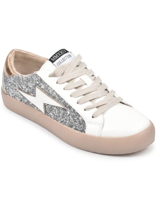 OZABI Baskets Sneakers Glitter Femme Éclair Plateforme MMXXIV - Kiabi OZABI Baskets Sneakers Glitter Femme Éclair Plateforme MMXXIV - Kiabi