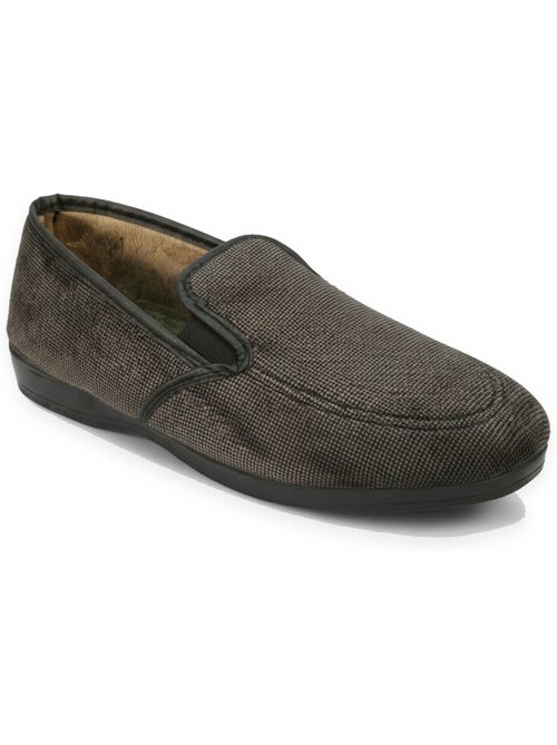 Ozabi charentaises homme toucher velours microfibre, fabriquées en espagne - Kiabi Ozabi charentaises homme toucher velours microfibre, fabriquées en espagne - Kiabi