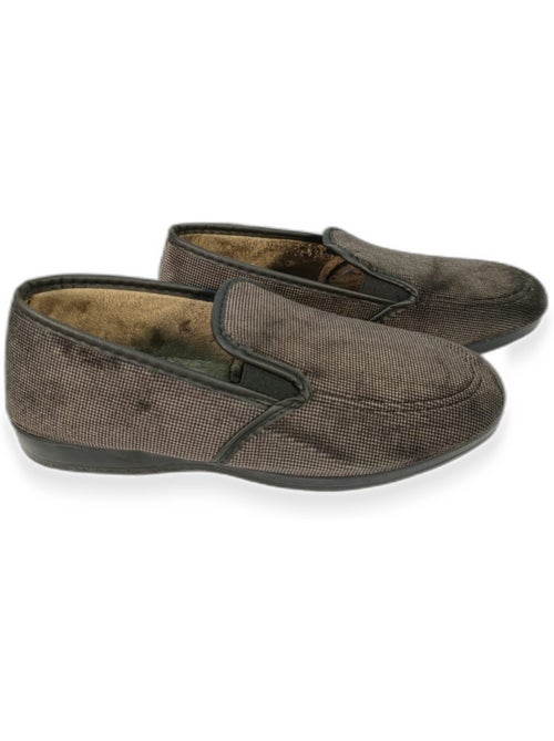 Ozabi charentaises homme toucher velours microfibre, fabriquées en espagne - Kiabi Ozabi charentaises homme toucher velours microfibre, fabriquées en espagne - Kiabi