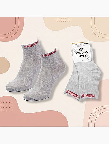 OZABI Chaussettes Femme a Paillettes Soquettes