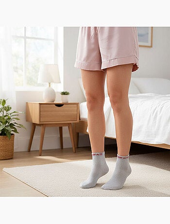 OZABI Chaussettes Femme a Paillettes Soquettes