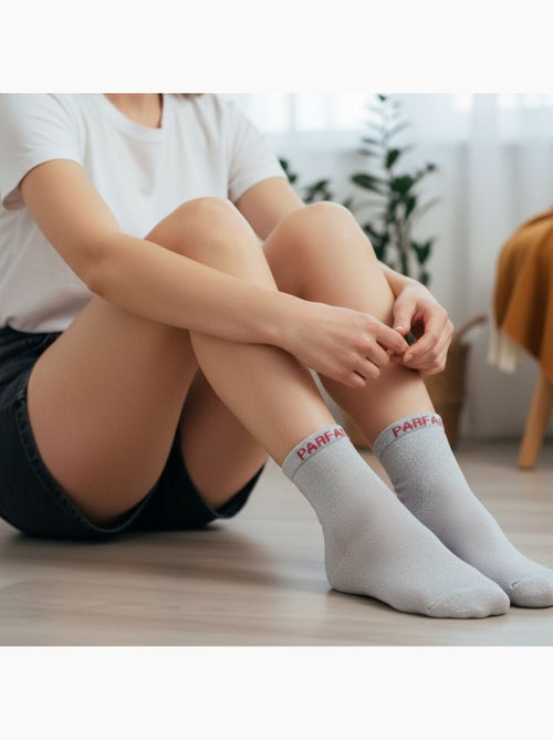 OZABI Chaussettes Femme a Paillettes Soquettes - Kiabi