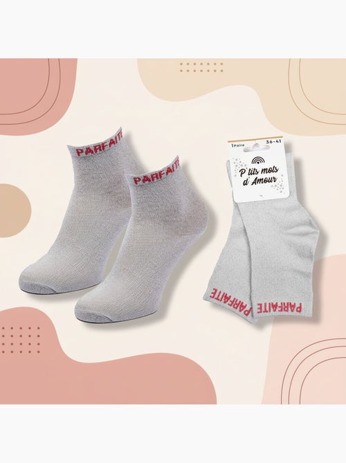 OZABI Chaussettes Femme a Paillettes Soquettes - Kiabi