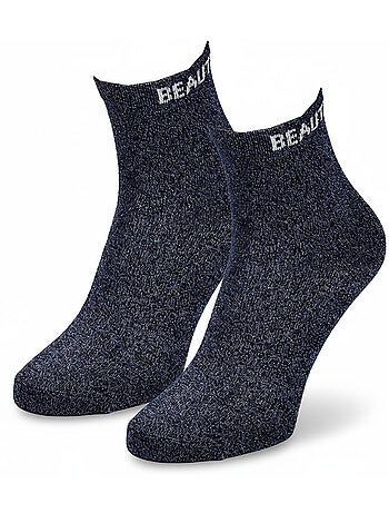 OZABI Chaussettes Femme a Paillettes Soquettes