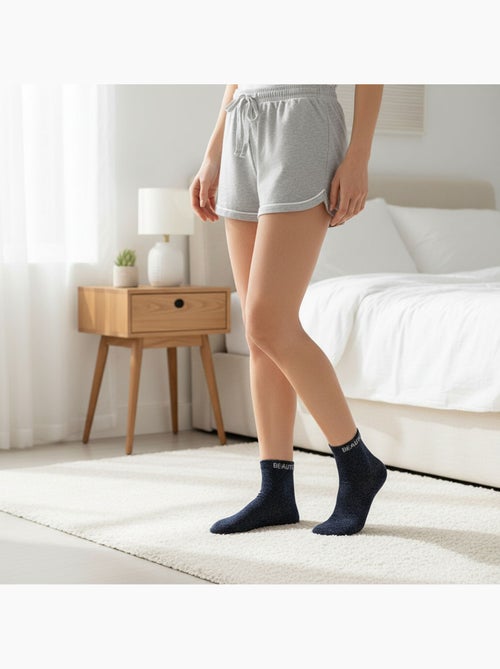OZABI Chaussettes Femme a Paillettes Soquettes - Kiabi