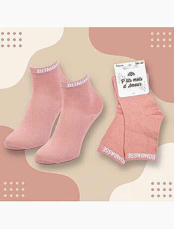 OZABI Chaussettes Femme a Paillettes Soquettes