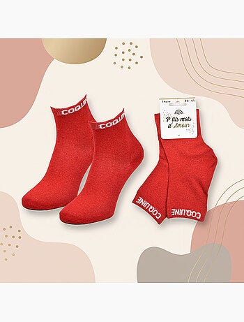 OZABI Chaussettes Femme a Paillettes Soquettes