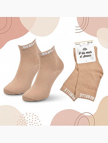 OZABI Chaussettes Femme a Paillettes Soquettes