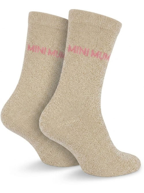 OZABI Chaussettes Fille a Paillettes Message Humoristique - Kiabi