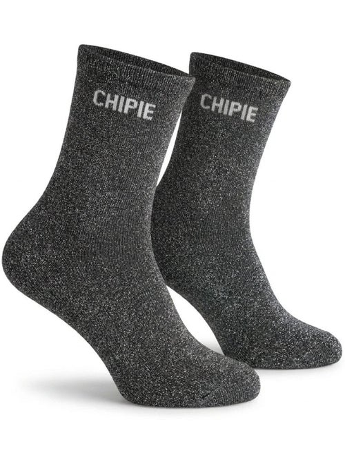 OZABI Chaussettes Fille a Paillettes Message Humoristique - Kiabi