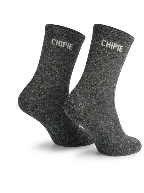 OZABI Chaussettes Fille a Paillettes Message Humoristique - Kiabi