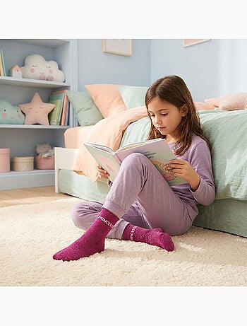 OZABI Chaussettes Fille a Paillettes Message Humoristique