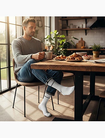 OZABI Chaussettes Homme Message Humoristiques