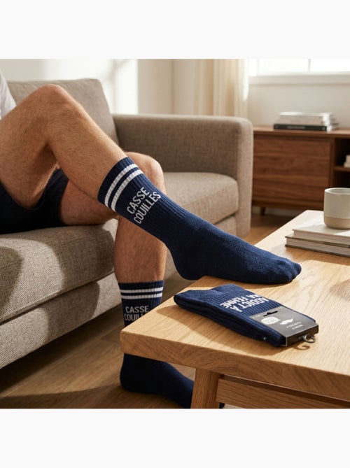 OZABI Chaussettes Homme Message Humoristiques Pack de 2 Paires - Kiabi