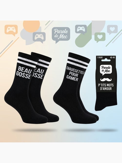 OZABI Chaussettes Homme Message Humoristiques Pack de 2 Paires - Kiabi