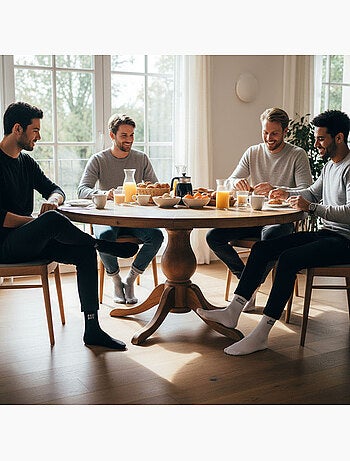 OZABI Chaussettes Homme Message Humoristiques Pack de 4 Paires