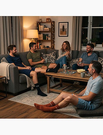 OZABI Chaussettes Homme Message Humoristiques Pack de 8 Paires