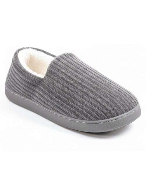 Ozabi chaussons homme fourrés, côtelés ou effet fourrure, semelle antidérapante - Kiabi Ozabi chaussons homme fourrés, côtelés ou effet fourrure, semelle antidérapante - Kiabi