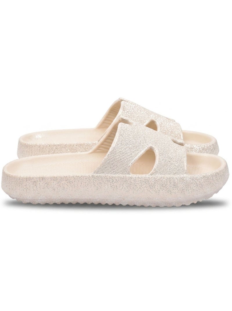 OZABI Claquette Glitter H-Strap EVA 6 Coloris Beige - Kiabi
