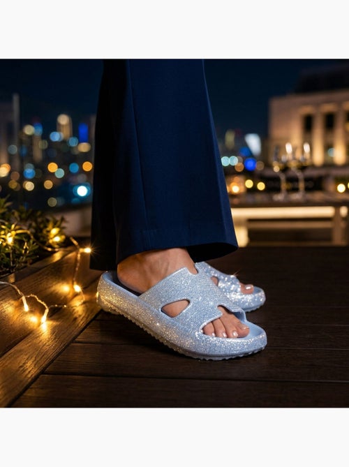 OZABI Claquette Glitter H-Strap EVA 6 Coloris - Kiabi