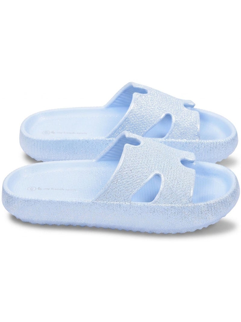 OZABI Claquette Glitter H-Strap EVA 6 Coloris Bleu - Kiabi