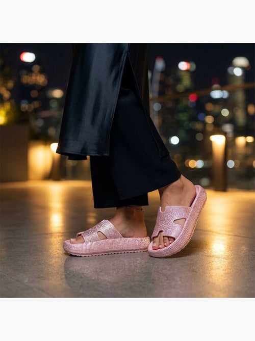 OZABI Claquette Glitter H-Strap EVA 6 Coloris - Kiabi
