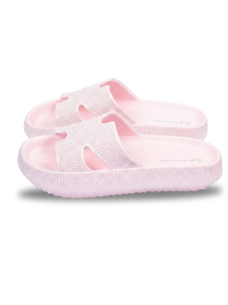 OZABI Claquette Glitter H-Strap EVA 6 Coloris Rose - Kiabi