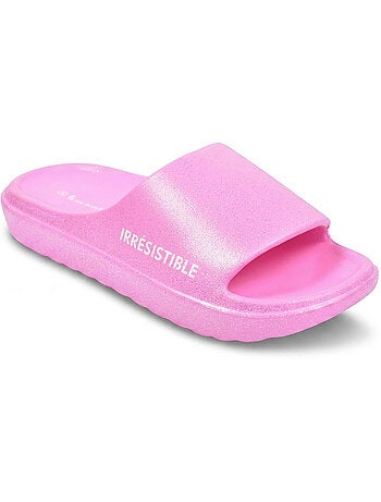 OZABI Claquette Glitter Message Humour 5 Coloris