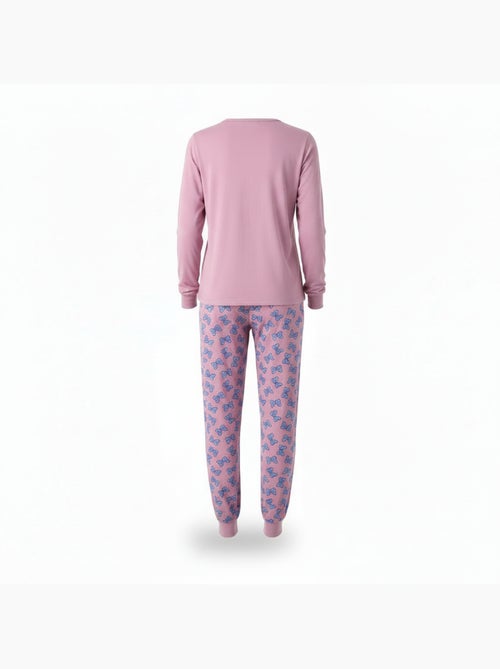 Ozabi ensemble pyjama femme coton doublé polaire broderie lurex - Kiabi Ozabi ensemble pyjama femme coton doublé polaire broderie lurex - Kiabi