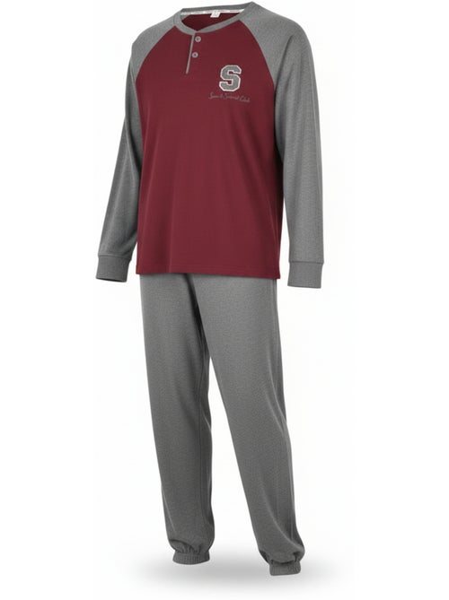Ozabi ensemble pyjama homme doublé polaire bicolore sweet secret club - Kiabi Ozabi ensemble pyjama homme doublé polaire bicolore sweet secret club - Kiabi
