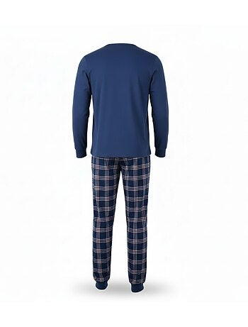 Ozabi ensemble pyjama homme doublé polaire broderie weekend vibes