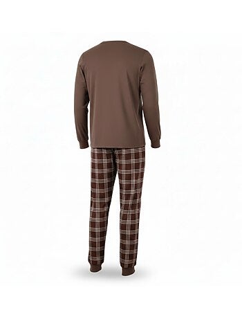 Ozabi ensemble pyjama homme doublé polaire broderie weekend vibes