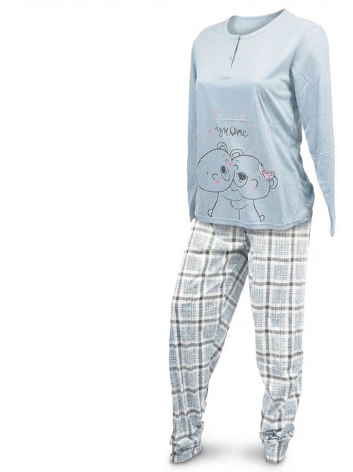 OZABI Ensemble Pyjama Long Femme Haut Manches Longues - Kiabi