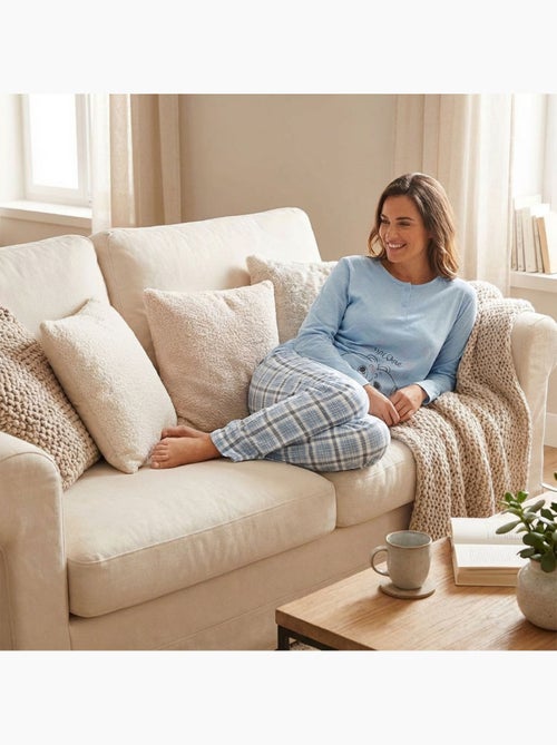 OZABI Ensemble Pyjama Long Femme Haut Manches Longues - Kiabi