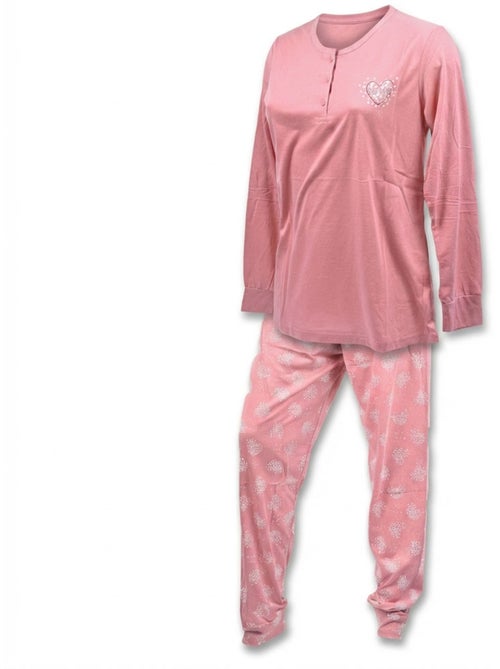 OZABI Ensemble Pyjama Long Femme Haut Manches Longues - Kiabi