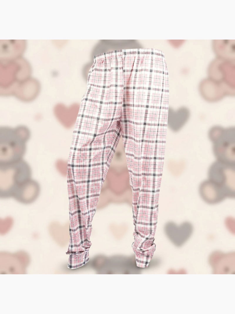 OZABI Ensemble Pyjama Long Femme Haut Manches Longues Rose - Kiabi