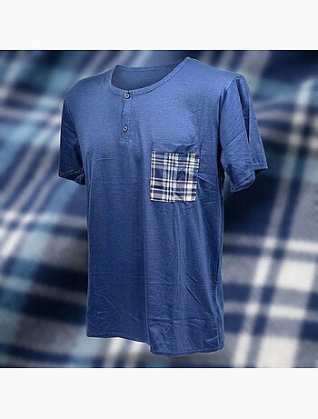 OZABI Ensemble Pyjama Pyjama Court Homme Coton