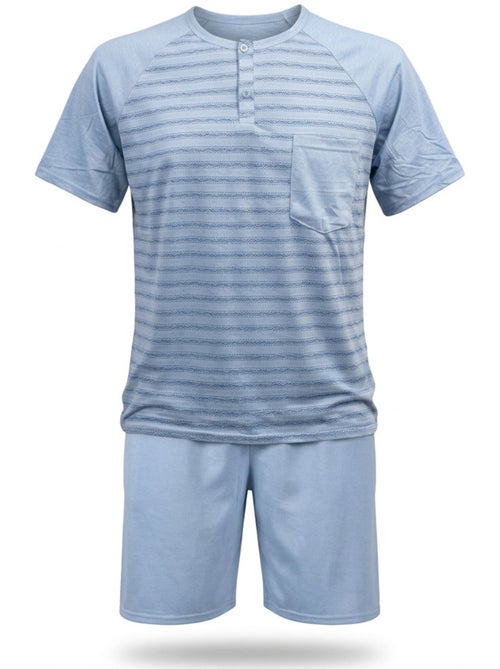OZABI Ensemble Pyjama Pyjama Court Homme Coton - Kiabi
