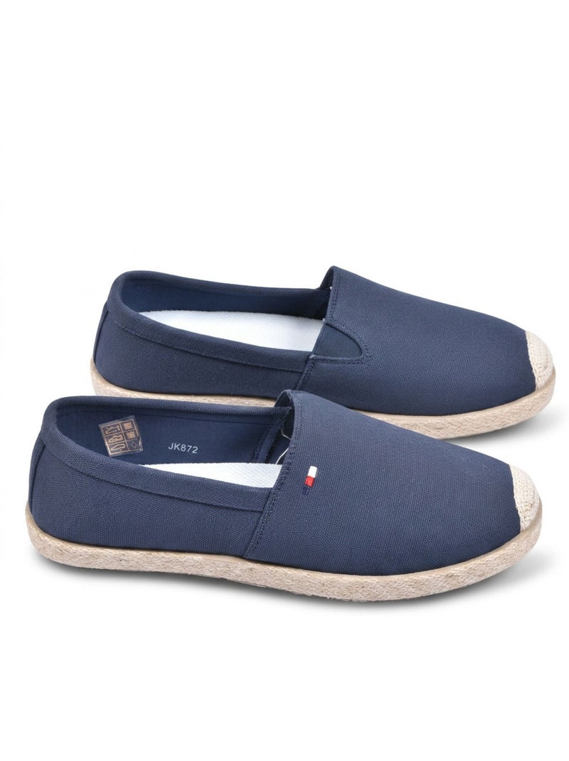 OZABI Espadrilles homme élégantes été slip-on style chic décontracté Bleu marine - Kiabi