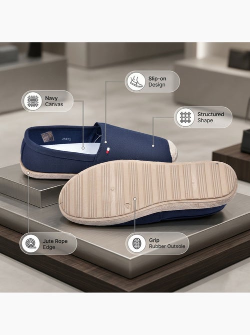 OZABI Espadrilles homme élégantes été slip-on style chic décontracté - Kiabi
