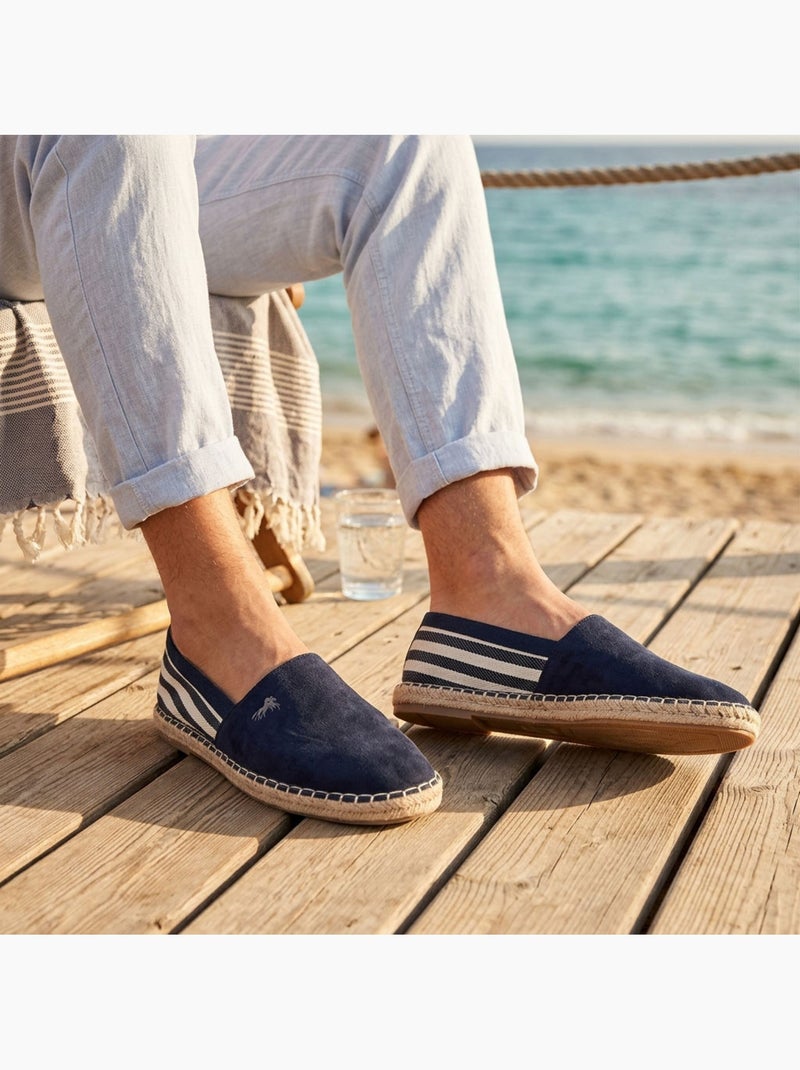 OZABI Espadrilles homme élégantes été slip-on style chic décontracté Bleu - Kiabi